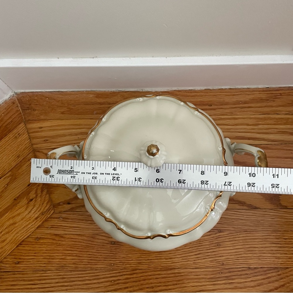 HUTSCHENREUTHER Hamilton Round Covered Vegetable Casserole Tureen Gold T… - Picture 12 of 16